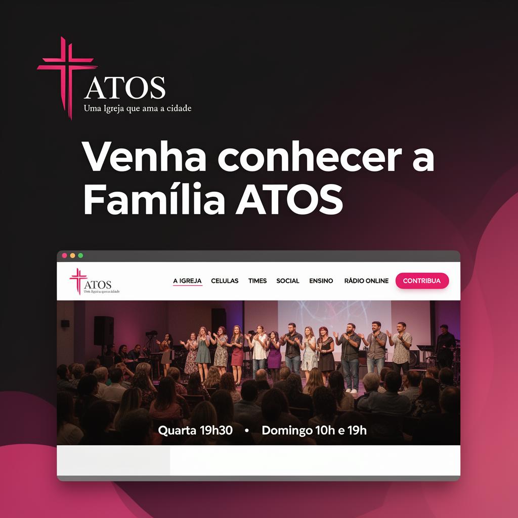 Preview do site Igreja Atos